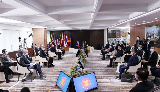 Thủ tướng Phạm Minh Chính dự Hội nghị các nhà lãnh đạo ASEAN - Ảnh 2