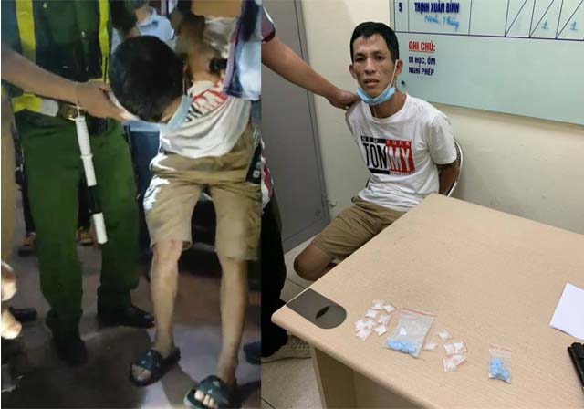 Hà Nội: Nam tài xế vứt túi ni lông nghi là ma túy khi gặp Cảnh sát 141 rồi bỏ chạy - Ảnh 1