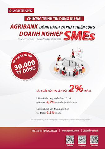 Agribank tiếp tục dành 30.000 tỷ đồng đồng hành, phát triển cùng doanh nghiệp nhỏ và vừa - Ảnh 1