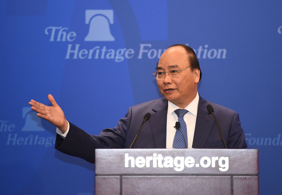 Thủ tướng Nguyễn Xuân Phúc thăm, phát biểu tại Viện Di sản, Hoa Kỳ - Ảnh 1