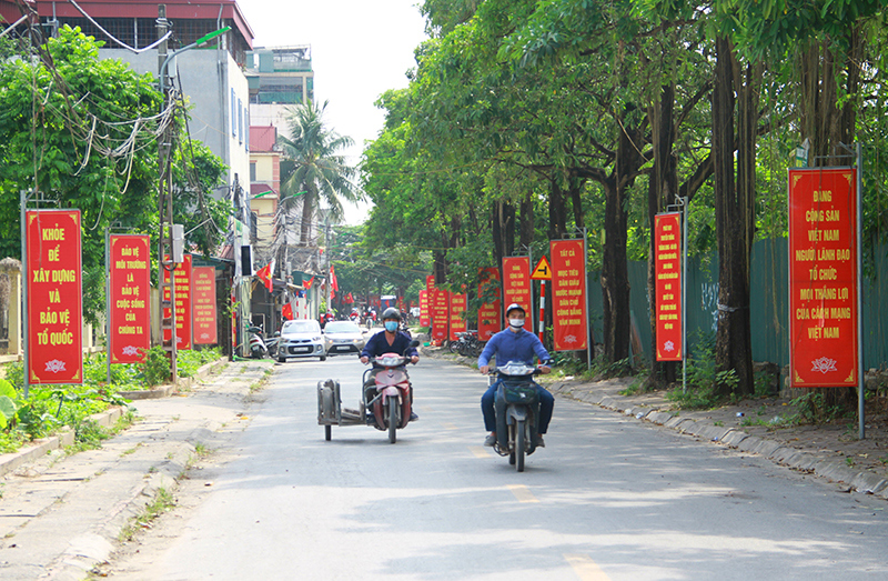 [Ảnh] Bắc Từ Liêm khoác màu “áo mới” sẵn sàng cho ngày hội lớn - Ảnh 2