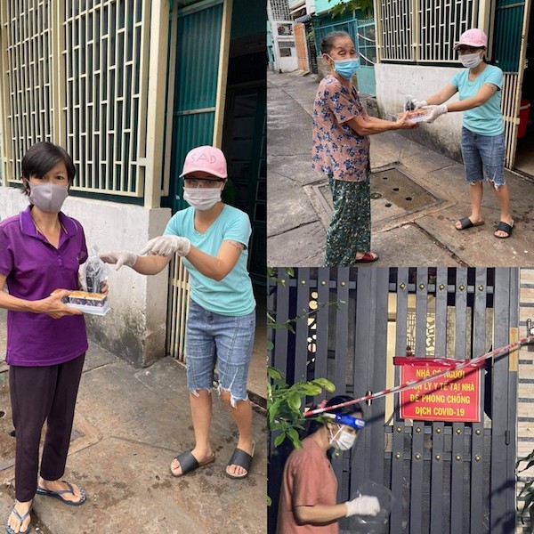 Ấm áp tình người nơi phong tỏa phòng, chống dịch Covid-19 ở TP Hồ Chí Minh - Ảnh 1