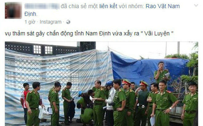 Làm rõ đối tượng tung tin bịa đặt thảm án 8 người chết ở Nam Định - Ảnh 1