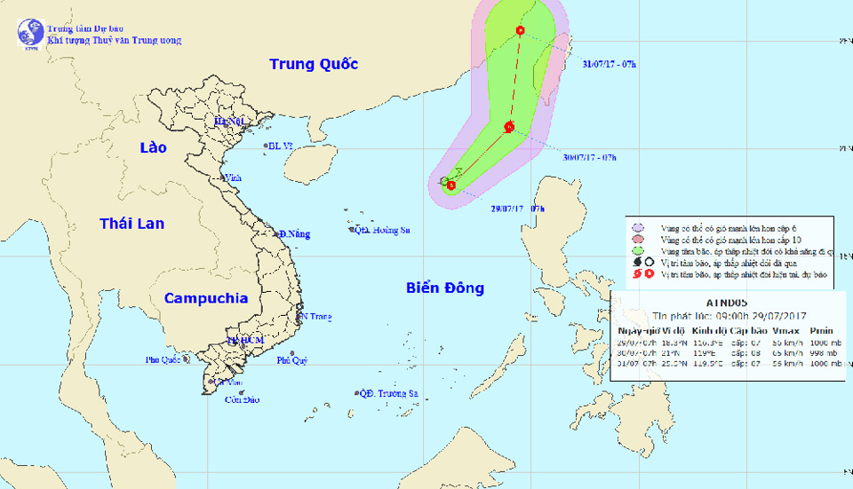 Áp thấp nhiệt đới sẽ mạnh lên thành bão số 5? - Ảnh 1
