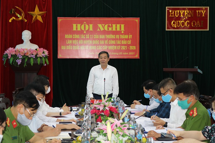 Phó Chủ tịch Thường trực UBND TP Lê Hồng Sơn: Quốc Oai cần lên kịch bản, đảm bảo an toàn tuyệt đối cho ngày bầu cử - Ảnh 4