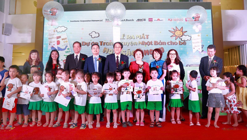 Sea Bank và tập đoàn BRG cùng Sumitomo Việt Nam tài trợ dự án xuất bản sách truyện Nhật Bản cho trẻ em Việt Nam - Ảnh 1