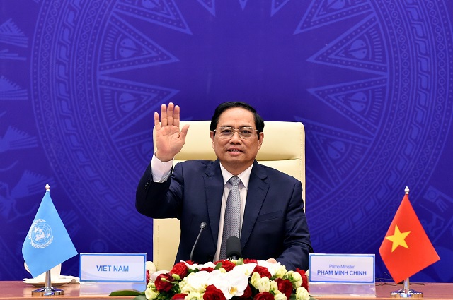 Thủ tướng Phạm Minh Chính nêu 3 đề xuất quan trọng để ứng phó hiệu quả với các thách thức an ninh biển - Ảnh 1