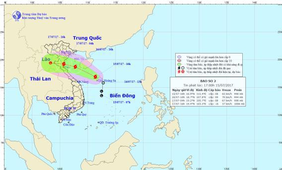Bão số 2 có thể mạnh lên, gây mưa lớn, ngập úng nhiều nơi - Ảnh 2