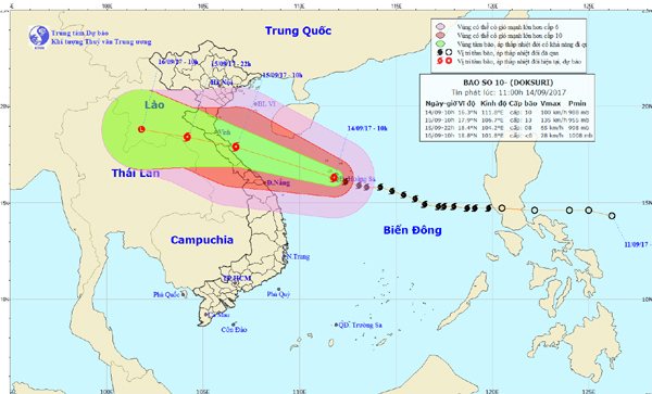 Bão số 10 tiếp tục mạnh lên, báo động tình trạng rủi ro thiên tai khẩn cấp - Ảnh 1