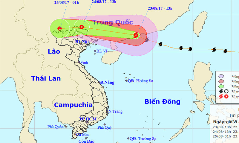 Vùng ảnh hưởng của bão số 6 bao trùm toàn bộ miền Bắc - Ảnh 2