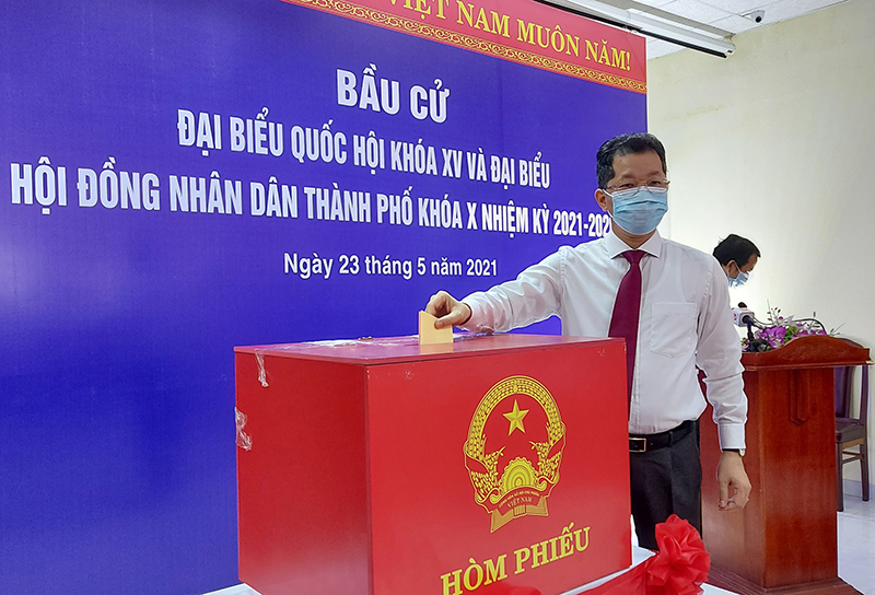 Gần 750.000 cử tri Đà Nẵng nô nức đi bầu cử - Ảnh 1