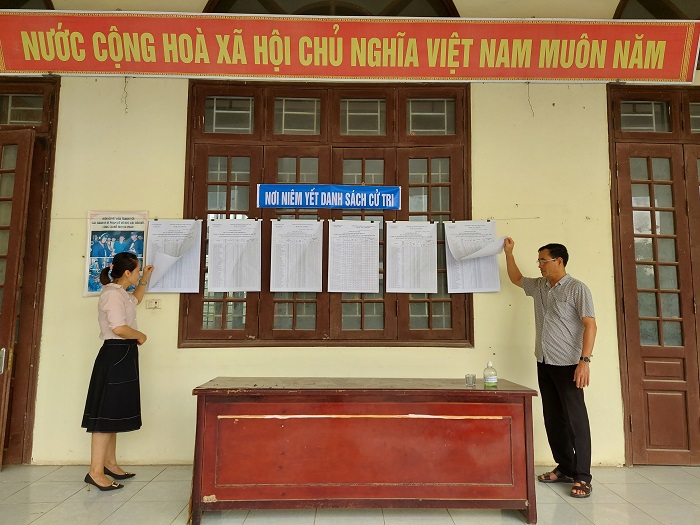 Huyện Ứng Hòa: Chuẩn bị cho công tác bầu cử đúng quy định, đảm bảo tiến độ - Ảnh 1