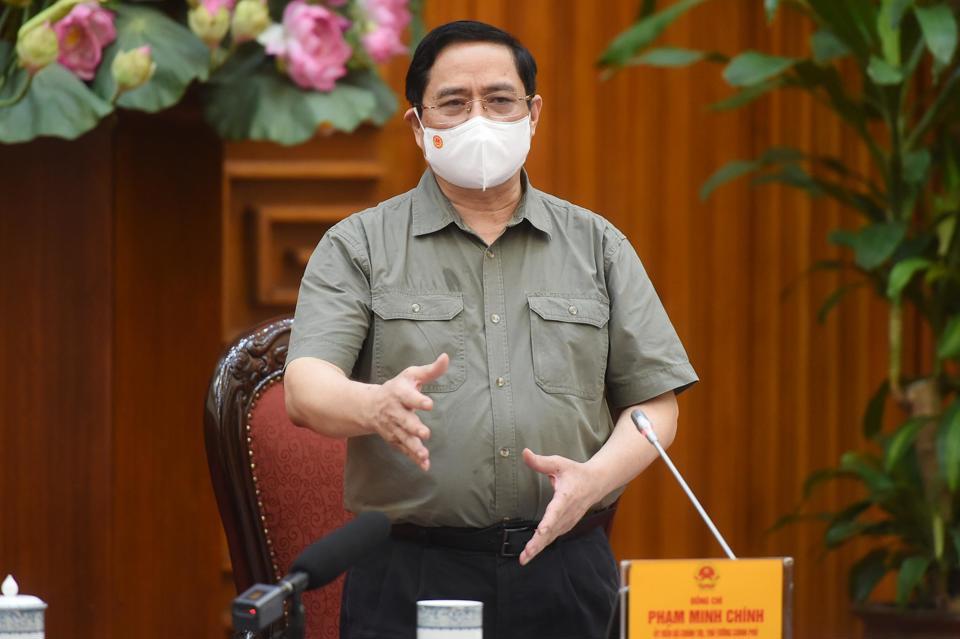 Thủ tướng Phạm Minh Chính yêu cầu tăng cường kiểm tra, giám sát phòng, chống dịch Covid-19 - Ảnh 1