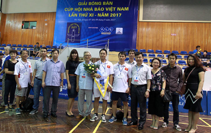 Tưng bừng khai mạc Giải Bóng bàn Cúp Hội Nhà báo Việt Nam lần thứ XI - Ảnh 4