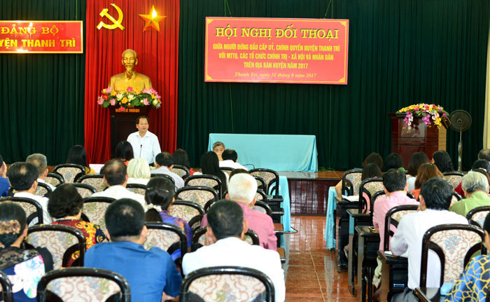 Huyện Thanh Trì: Trong một tuần phải trả lời những kiến nghị Nhân dân - Ảnh 1