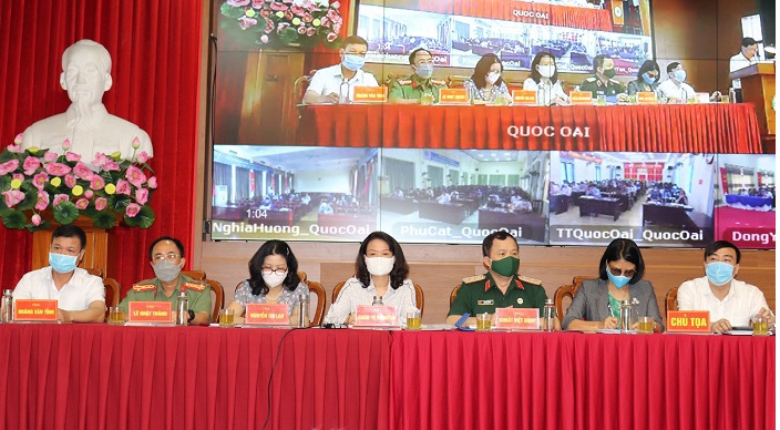 Ứng cử viên đại biểu Quốc hội tiếp xúc cử tri tại huyện Quốc Oai - Ảnh 2