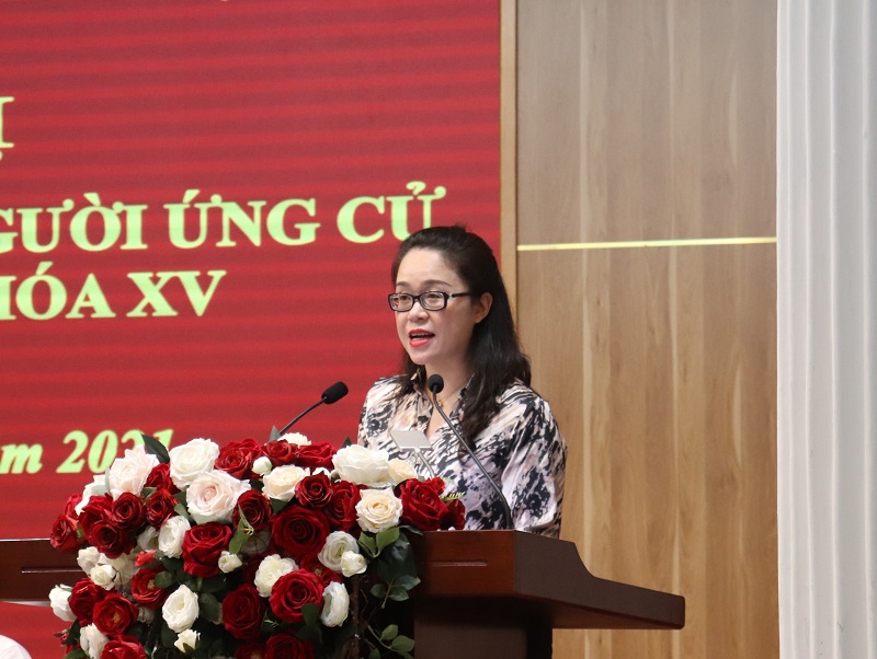 Chủ tịch HĐND TP Nguyễn Ngọc Tuấn cùng các ứng cử viên đại biểu Quốc hội khóa XV tiếp xúc cử tri quận Cầu Giấy - Ảnh 3