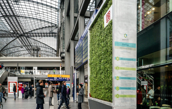 Đức giới thiệu cây công nghệ "ăn" không khí ô nhiễm tại đô thị - Ảnh 1