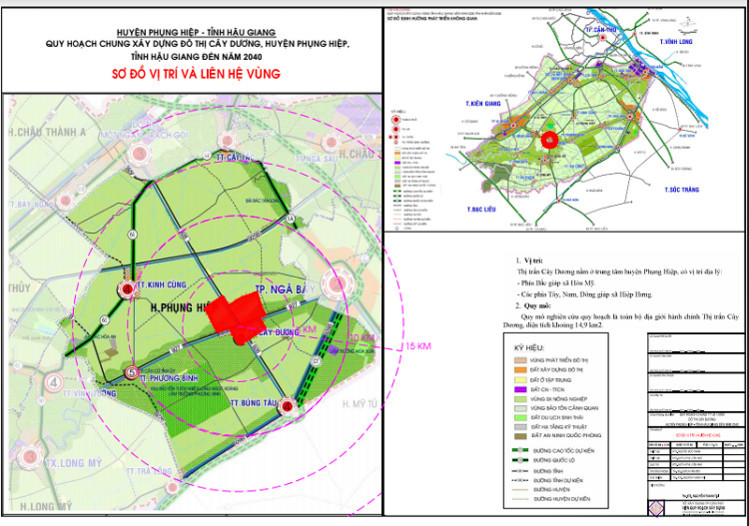 Hậu Giang duyệt quy hoạch chung đô thị Cây Dương gần 1.500ha - Ảnh 1