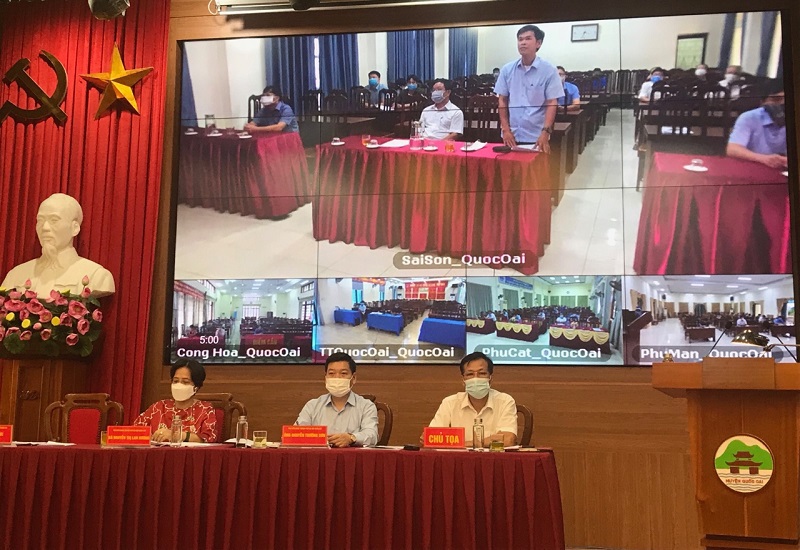 Đại biểu HĐND TP Hà Nội tiếp xúc cử tri huyện Quốc Oai trước kỳ họp thứ 2 - Ảnh 2