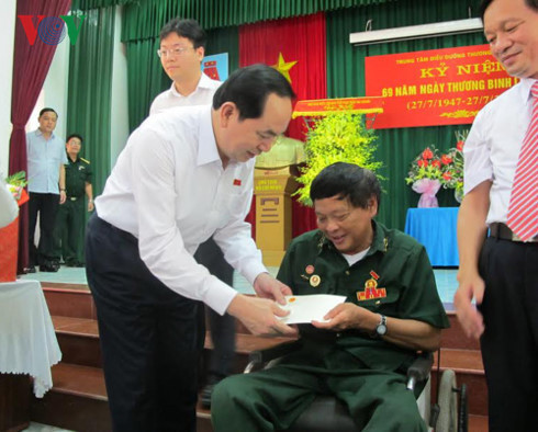 Chủ tịch nước Trần Đại Quang: Thấm nhuần đạo lý "Uống nước nhớ nguồn" - Ảnh 1