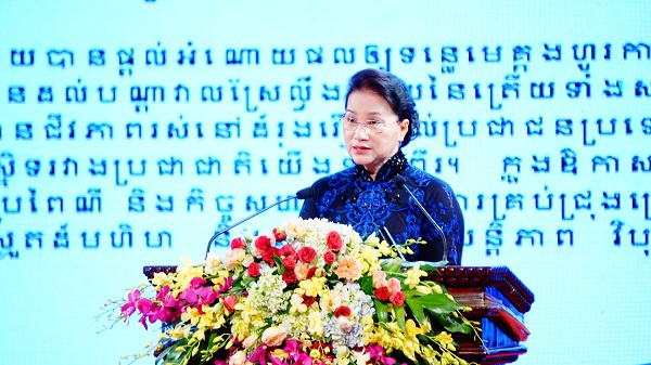 Diễn văn của Chủ tịch Quốc hội tại Lễ kỷ niệm 50 năm Ngày thiết lập quan hệ ngoại giao  Việt Nam - Campuchia - Ảnh 1