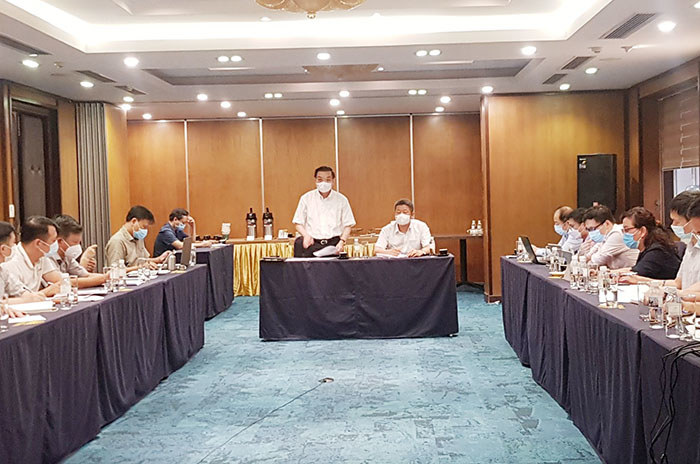 Chủ tịch UBND TP Chu Ngọc Anh chỉ đạo nhiệm vụ phòng dịch của Tổ công tác số 1 - Ảnh 1