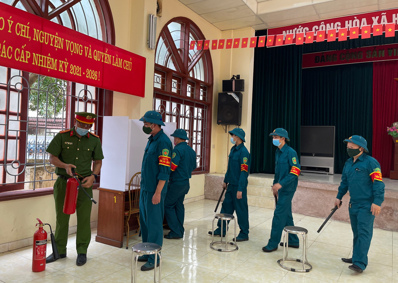 Hà Đông tăng cường công tác phòng chống cháy nổ trong ngày bầu cử - Ảnh 4