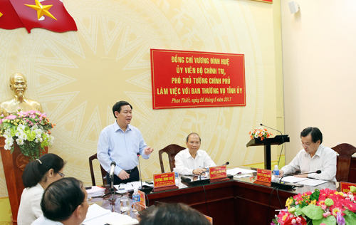 Công bố Quyết định kiểm tra tại Tỉnh ủy Bình Thuận - Ảnh 1