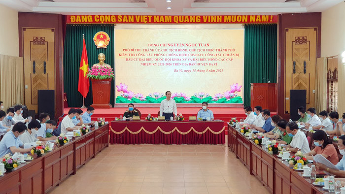 Chủ tịch HĐND TP Nguyễn Ngọc Tuấn: Phát động thi đua xem nơi nào đạt tỷ lệ cao cử tri đi bỏ phiếu, đạt chất lượng - Ảnh 3