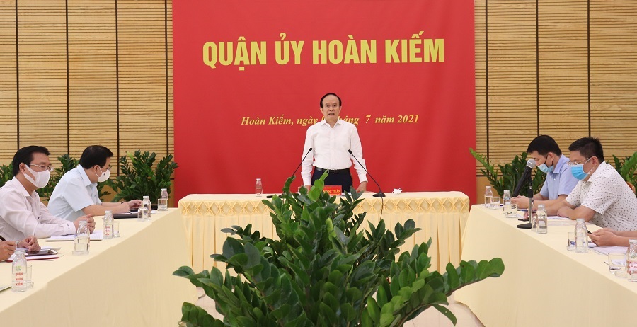 Chủ tịch HĐND TP Hà Nội Nguyễn Ngọc Tuấn: Hoàn Kiếm cần trở thành đơn vị gương mẫu, tiên phong trong đảm bảo an toàn về mọi mặt - Ảnh 3