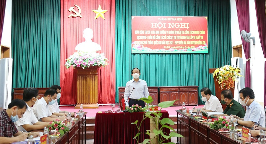 Chủ tịch HĐND TP Nguyễn Ngọc Tuấn: Đặc biệt chú trọng phương án đảm bảo giãn cách tại các điểm thi vào lớp 10 - Ảnh 3