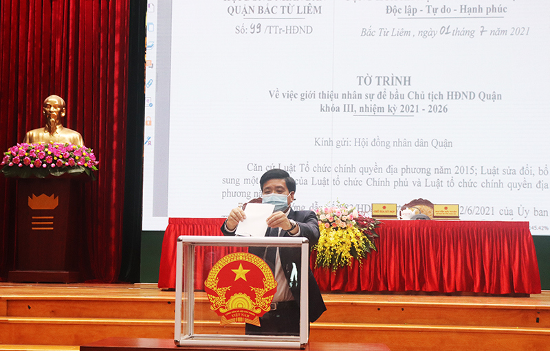 Chủ tịch HĐND TP Nguyễn Ngọc Tuấn: Kỳ vọng sự đổi mới, phát triển mạnh mẽ của HĐND quận Bắc Từ Liêm - Ảnh 2