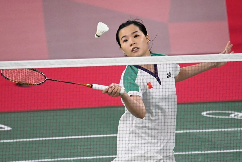 Tay vợt Thùy Linh đánh bại đối thủ người Pháp hơn 8 bậc thế giới tại Olympic Tokyo 2020 - Ảnh 1