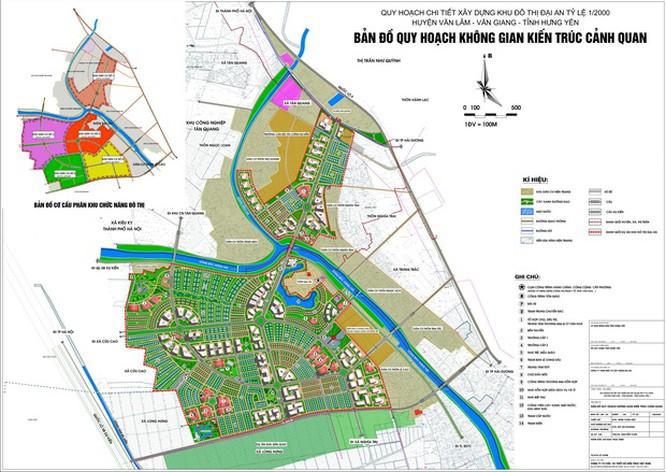 Hưng Yên: Duyệt điều chỉnh cục bộ Quy hoạch chi tiết nhiều khu đô thị lớn - Ảnh 1