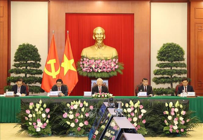 Tổng Bí thư Nguyễn Phú Trọng dự Hội nghị thượng đỉnh giữa Đảng Cộng sản Trung Quốc với các chính đảng trên thế giới - Ảnh 1