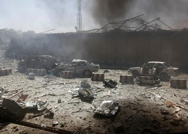 Nổ bom lớn gần Đại sứ quán Đức ở Kabul - Ảnh 1