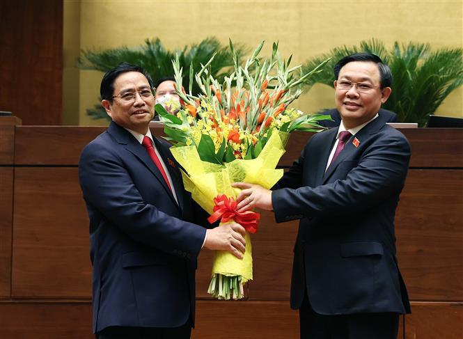 Thủ tướng Chính phủ Phạm Minh Chính tái đắc cử và tuyên thệ trước Quốc hội khóa XV - Ảnh 2