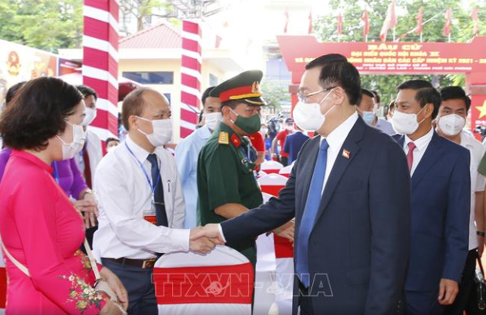 Chủ tịch Quốc hội Vương Đình Huệ: Qua ngày bầu cử, thấy được sức mạnh của khối đại đoàn kết cả dân tộc Việt Nam - Ảnh 2