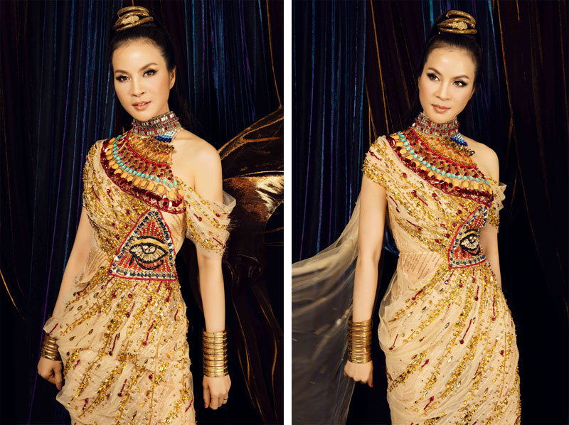MC Thanh Mai hóa thành nữ hoàng Ai Cập - Ảnh 3