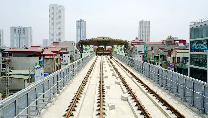 Dự án đường sắt trên cao Cát Linh - Hà Đông đã hoàn thành hơn 94% - Ảnh 1