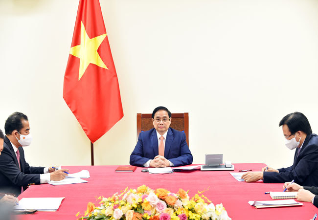Thủ tướng Phạm Minh Chính đề nghị Đức hợp tác chuyển giao công nghệ sản xuất vaccine Covid-19 - Ảnh 1