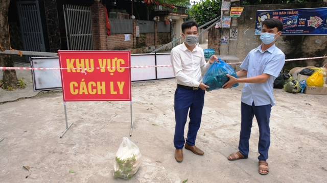 Hỗ trợ gần 1 tấn nông sản cho người dân vùng cách ly phòng dịch Covid-19 tại huyện Sóc Sơn - Ảnh 3