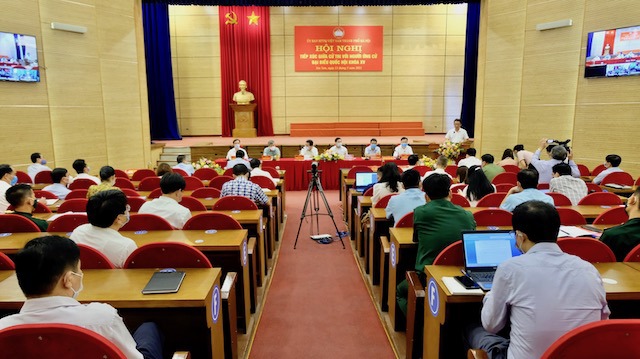 Ứng viên đại biểu Quốc hội khoá XV TP Hà Nội tiếp xúc cử tri huyện Sóc Sơn - Ảnh 1