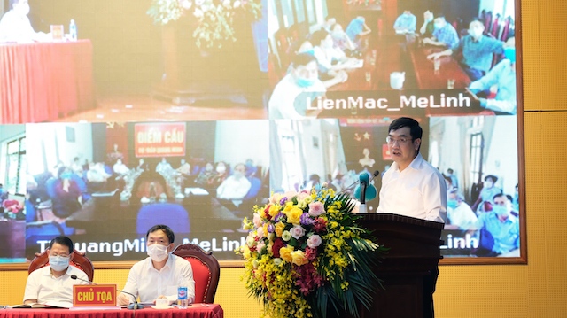 Ứng viên đại biểu Quốc hội TP Hà Nội tiếp xúc cử tri: “Dù được bầu hay không, chúng tôi vẫn mong muốn đóng góp cho phát triển của huyện Mê Linh” - Ảnh 1