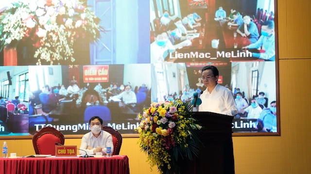 Ứng viên đại biểu Quốc hội TP Hà Nội tiếp xúc cử tri: “Dù được bầu hay không, chúng tôi vẫn mong muốn đóng góp cho phát triển của huyện Mê Linh” - Ảnh 2