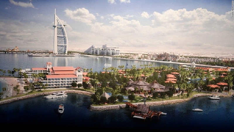 Dubai xây đảo nhân tạo 1,7 tỷ USD thu hút khách du lịch - Ảnh 1