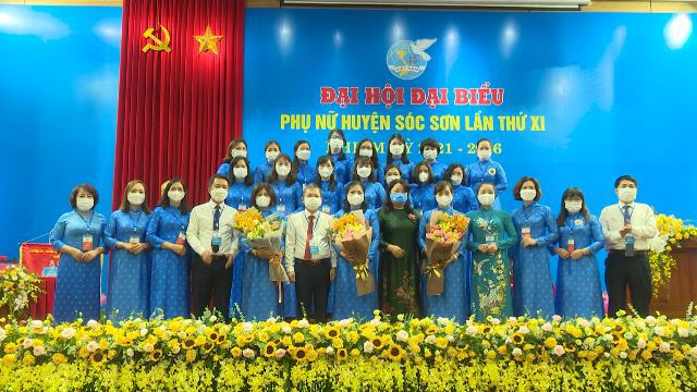 Bà Nguyễn Thị Kim Tuyến tiếp tục được bầu làm Chủ tịch Hội Liên hiệp Phụ nữ huyện Sóc Sơn - Ảnh 1