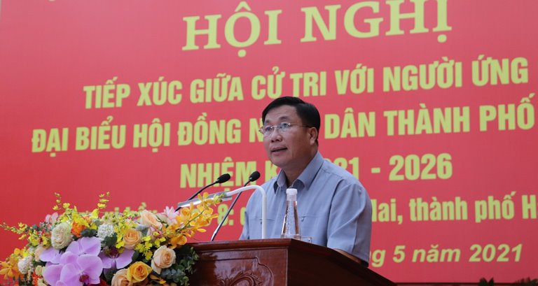 Cử tri quận Hoàng Mai đánh giá cao chương trình hành động của các ứng cử viên đại biểu HĐND TP Hà Nội khóa XVI - Ảnh 6