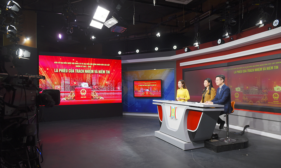 Đài PT-TH Hà Nội sẵn sàng cho Cầu truyền hình "Lá phiếu của trách nhiệm và niềm tin" - Ảnh 1